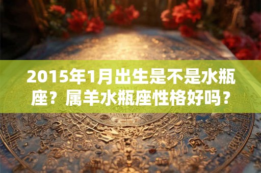 2015年1月出生是不是水瓶座?属羊水瓶座性格好吗? 2015年1月出生是不是水瓶座?属羊水瓶座性格好吗?