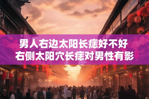 男人右边太阳长痣好不好 右侧太阳穴长痣对男性有影响吗