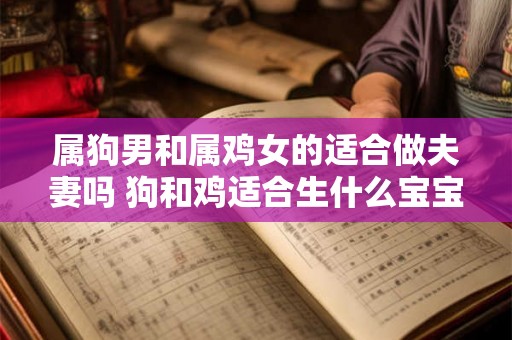 属狗男和属鸡女的适合做夫妻吗 狗和鸡适合生什么宝宝 属狗男和属鸡女的适合做夫妻吗 狗和鸡适合生什么宝宝