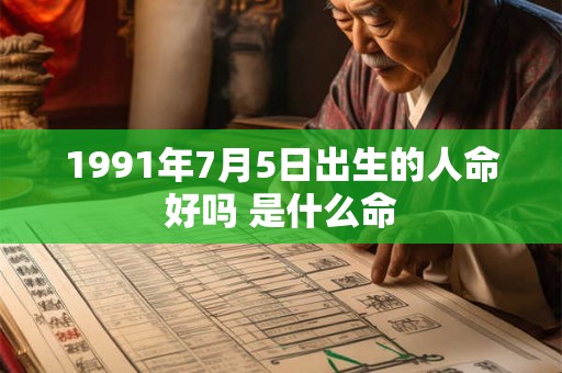 1991年7月5日出生的人命好吗 是什么命 1991年7月5日出生的人命好吗 是什么命