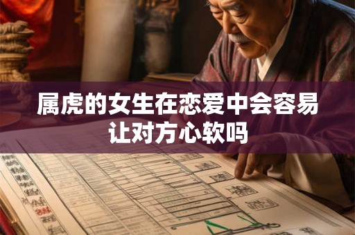 属虎的女生在恋爱中会容易让对方心软吗