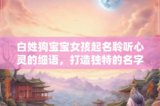 白姓狗宝宝女孩起名聆听心灵的细语，打造独特的名字