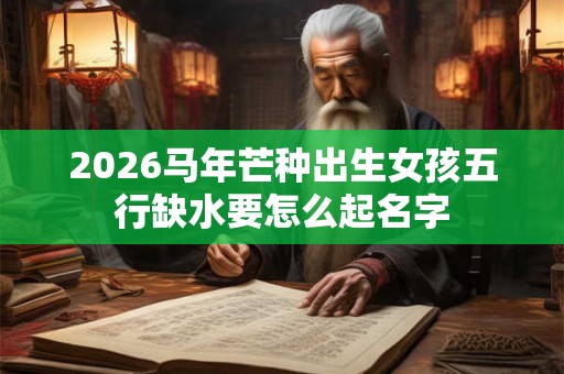 2026马年芒种出生女孩五行缺水要怎么起名字 2026马年芒种出生女孩五行缺水要怎么起名字
