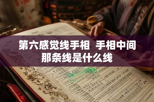 第六感觉线手相  手相中间那条线是什么线