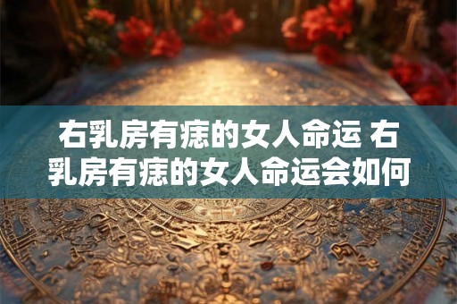 右乳房有痣的女人命运 右乳房有痣的女人命运会如何