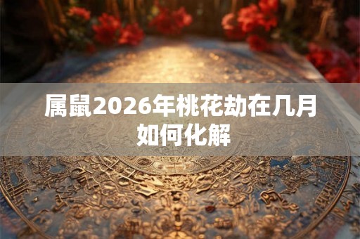 属鼠2026年桃花劫在几月 如何化解