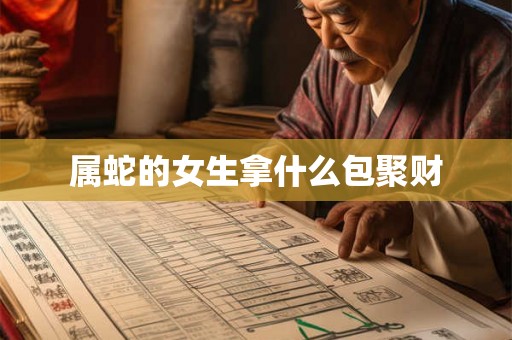 属蛇的女生拿什么包聚财