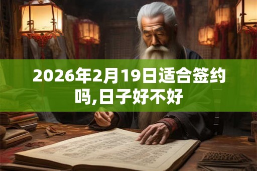 2026年2月19日适合签约吗,日子好不好