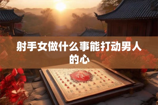 射手女做什么事能打动男人的心 射手女做什么事能打动男人的心