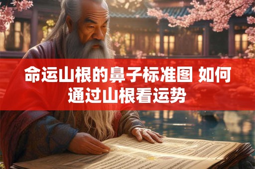 命运山根的鼻子标准图 如何通过山根看运势