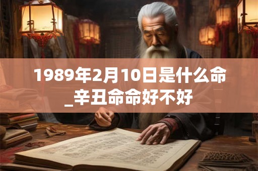 1989年2月10日是什么命_辛丑命命好不好