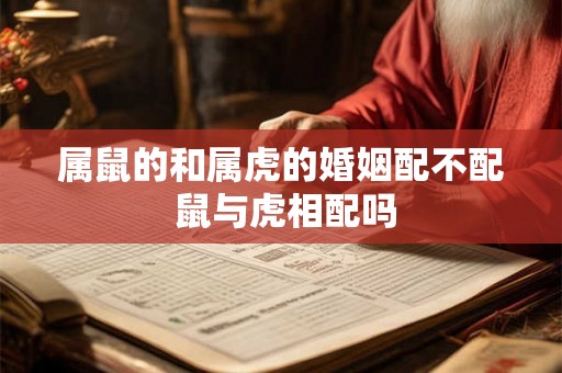 属鼠的和属虎的婚姻配不配 鼠与虎相配吗