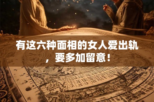 有这六种面相的女人爱出轨，要多加留意！