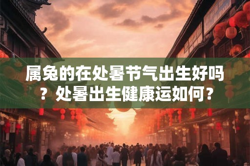属兔的在处暑节气出生好吗？处暑出生健康运如何？