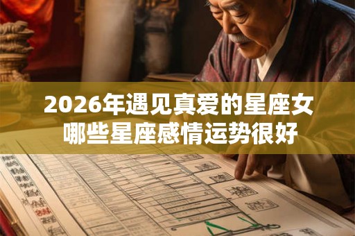 2026年遇见真爱的星座女 哪些星座感情运势很好 2026年遇见真爱的星座女 哪些星座感情运势很好