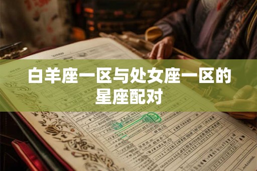 白羊座一区与处女座一区的星座配对