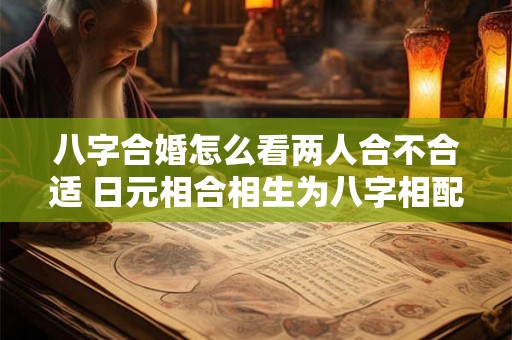 八字合婚怎么看两人合不合适 日元相合相生为八字相配 八字合婚怎么看两人合不合适 日元相合相生为八字相配