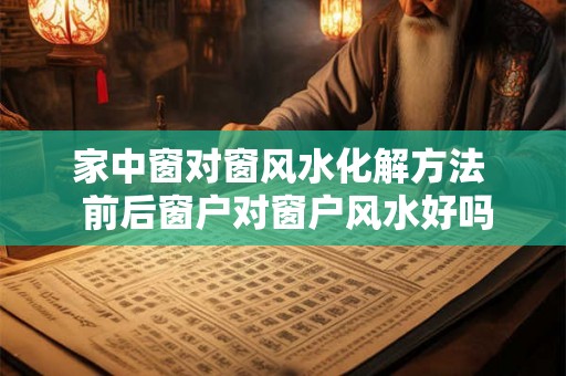 家中窗对窗风水化解方法  前后窗户对窗户风水好吗