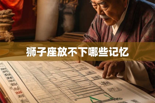 狮子座放不下哪些记忆