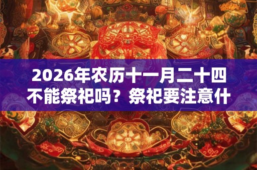 2026年农历十一月二十四不能祭祀吗？祭祀要注意什么？