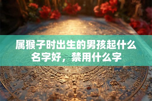 属猴子时出生的男孩起什么名字好,禁用什么字 属猴子时出生的男孩起什么名字好,禁用什么字