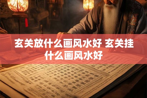 玄关放什么画风水好 玄关挂什么画风水好