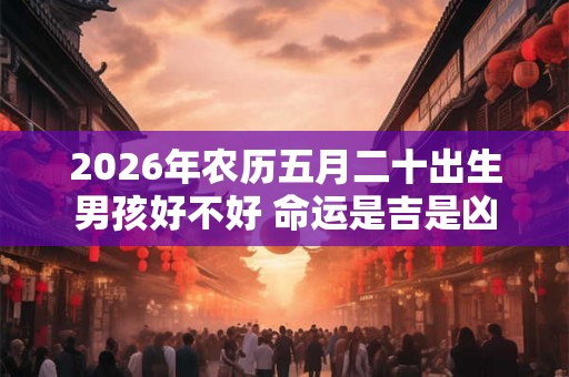 2026年农历五月二十出生男孩好不好 命运是吉是凶