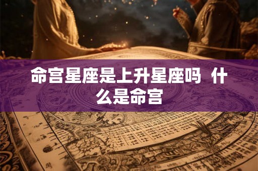命宫星座是上升星座吗  什么是命宫