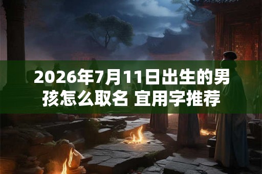 2026年7月11日出生的男孩怎么取名 宜用字推荐