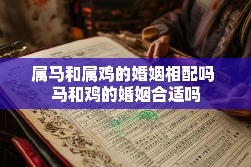 属马和属鸡的婚姻相配吗 马和鸡的婚姻合适吗 属马和属鸡的婚姻相配吗 马和鸡的婚姻合适吗