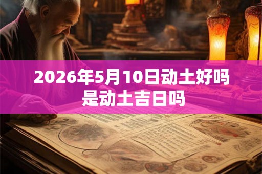 2026年5月10日动土好吗 是动土吉日吗 2026年5月10日动土好吗 是动土吉日吗