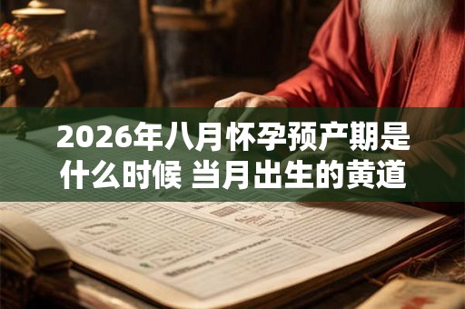 2026年八月怀孕预产期是什么时候 当月出生的黄道吉日