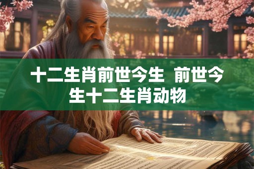 十二生肖前世今生 前世今生十二生肖动物 十二生肖前世今生 前世今生十二生肖动物