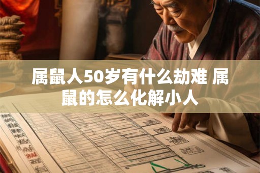 属鼠人50岁有什么劫难 属鼠的怎么化解小人 属鼠人50岁有什么劫难 属鼠的怎么化解小人