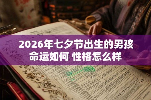 2026年七夕节出生的男孩命运如何 性格怎么样