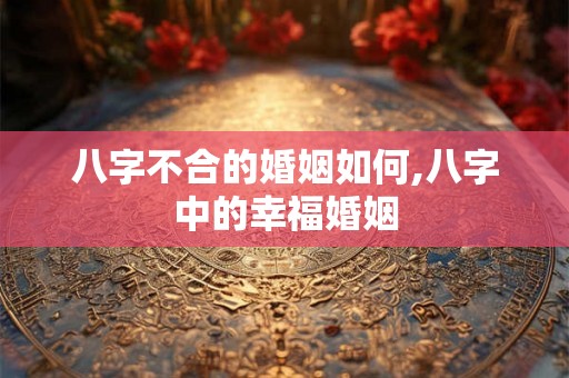 八字不合的婚姻如何,八字中的幸福婚姻 八字不合的婚姻如何,八字中的幸福婚姻