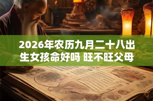 2026年农历九月二十八出生女孩命好吗 旺不旺父母
