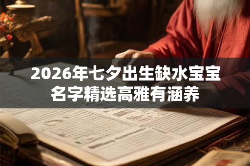 2026年七夕出生缺水宝宝名字精选高雅有涵养