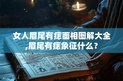 女人眉尾有痣面相图解大全,眉尾有痣象征什么？