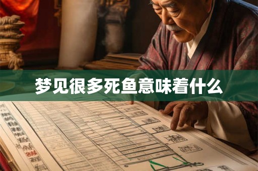 梦见很多死鱼意味着什么 梦见很多死鱼意味着什么
