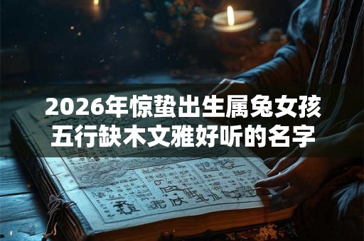 2026年惊蛰出生属兔女孩五行缺木文雅好听的名字