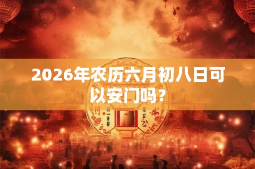 2026年农历六月初八日可以安门吗？