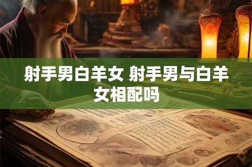射手男白羊女 射手男与白羊女相配吗