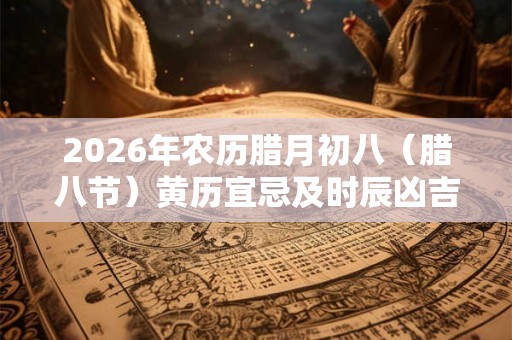 2026年农历腊月初八（腊八节）黄历宜忌及时辰凶吉一览表！