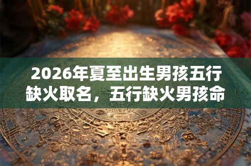 2026年夏至出生男孩五行缺火取名,五行缺火男孩命好吗? 2026年夏至出生男孩五行缺火取名,五行缺火男孩命好吗?