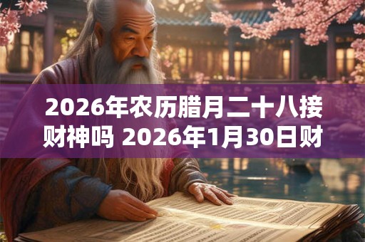 2026年农历腊月二十八接财神吗 2026年1月30日财神方位解析