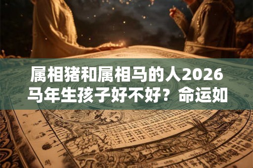 属相猪和属相马的人2026马年生孩子好不好？命运如何？
