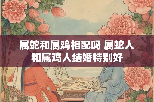 属蛇和属鸡相配吗 属蛇人和属鸡人结婚特别好