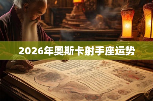 2026年奥斯卡射手座运势