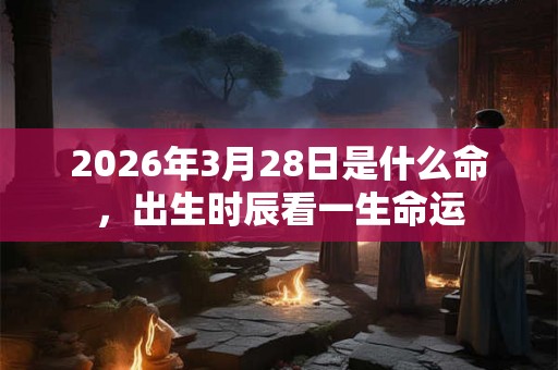 2026年3月28日是什么命,出生时辰看一生命运 2026年3月28日是什么命,出生时辰看一生命运